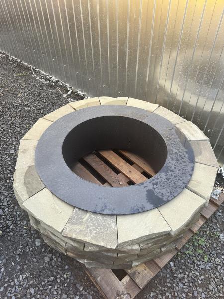 Очаг кострище из природного камня — фото 3